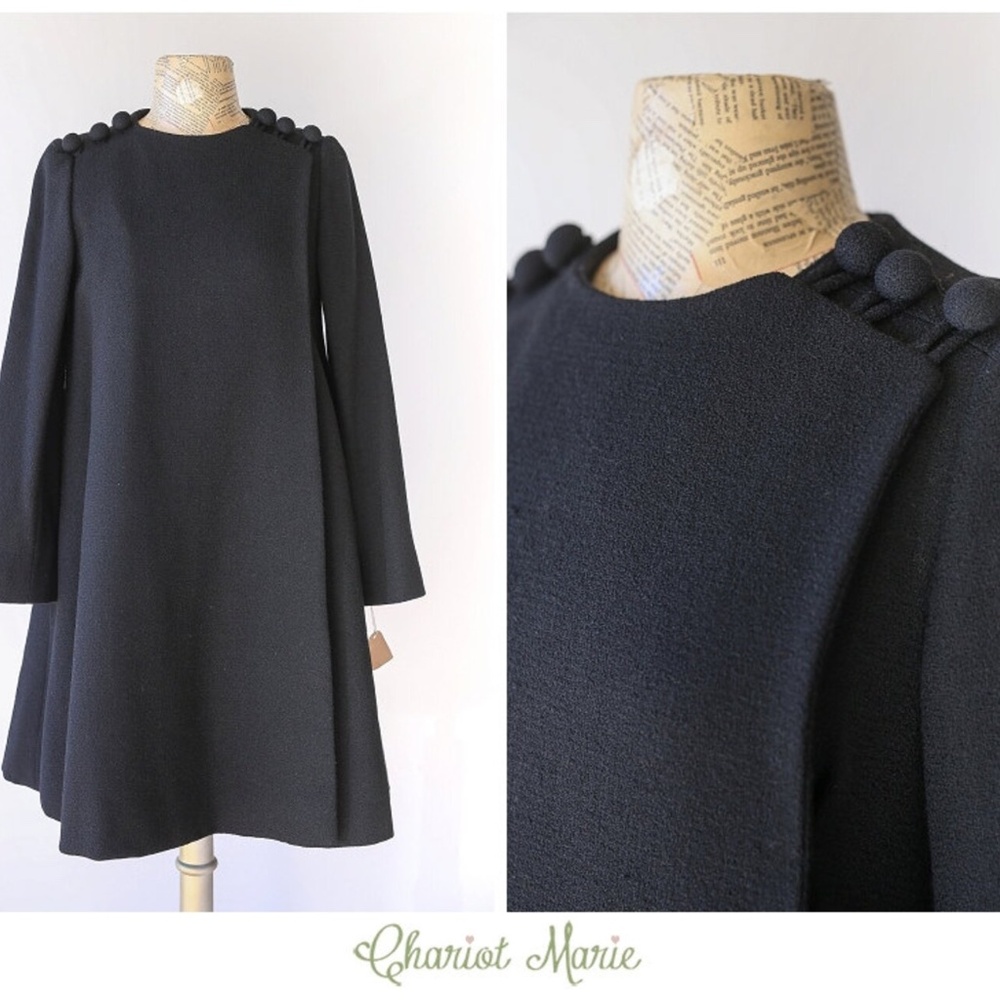 Vintage 1960s Designer Dress Coat by Cardinali